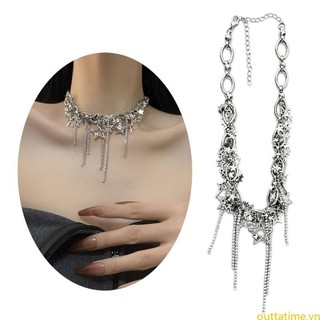 Tốt Nhất Pentagram Choker Ngôi Sao Dây Chuyền Dây Chuyền Ngôi Sao Tua Rua Dây Chuyền Cho Hot Girl Nữ