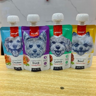 Soup thưởng cho chó wanpy nắp vặn tuýp 90g thượng hạng