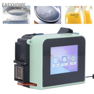 EasyHome Máy In Phun Cầm Tay Di Động Tự HD Màn Hình Cảm Ứng LED 2D Mã Văn Bản Mẫu Hóa 100‑240V