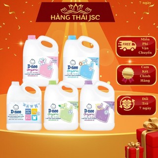 Nước giặt dnee organic 3000ml chính hãng thái lan có tem đại thịnh-nước giặt áo quần trẻ em.. .,