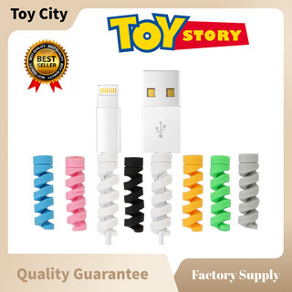1 chiếc di động dây bảo vệ xoắn ốc cáp cuộn loại c điện thoại usb dòng dữ liệu cáp sạc dây tiết kiệm