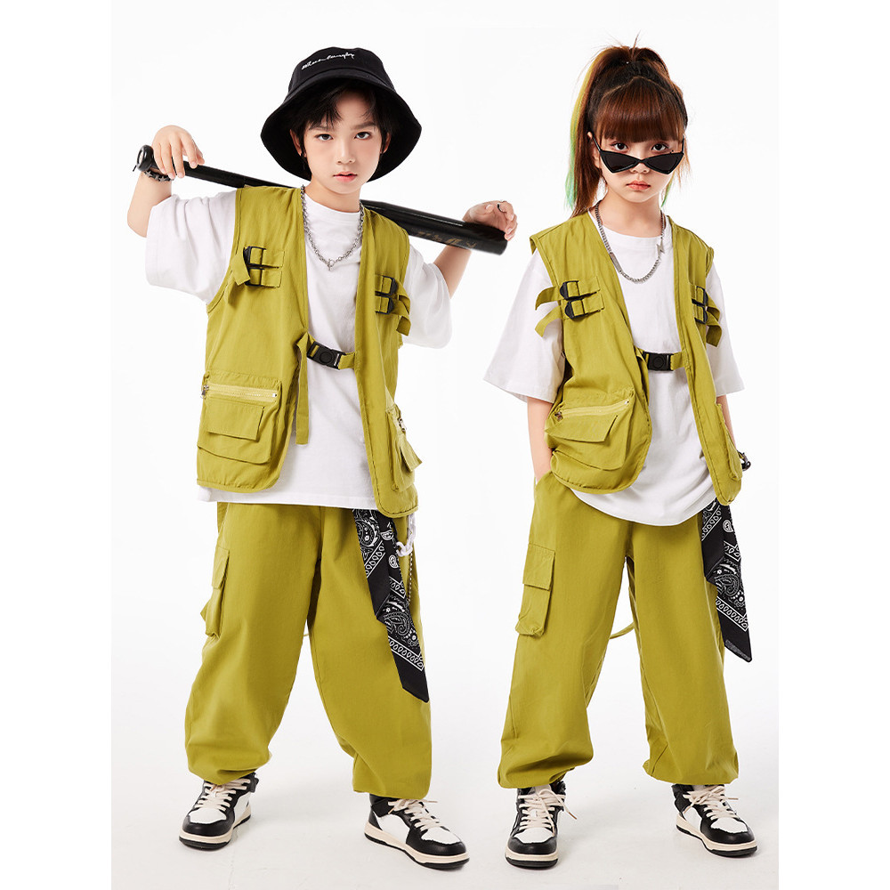 3-14 Tuổi Áo Hiphop Bé Gái Đồ Nhảy Cho Bé Gái Quần Hiphop Bé Gái Đồ Nhảy Hiphop Cho Bé Gái Đồ Hip Ho