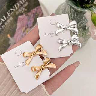 Kẹp tóc nơ kim loại nổ mỏ vịt kẹp