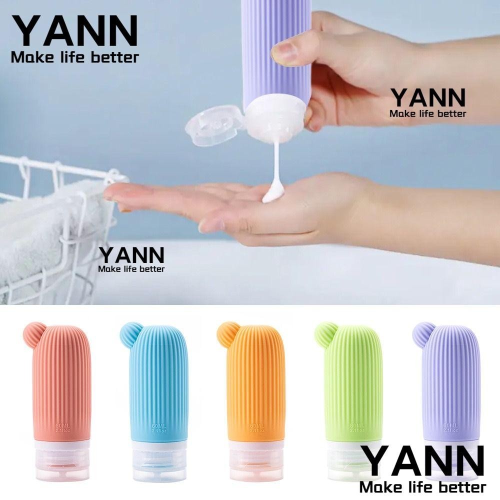 Chai silicon có thể nạp lại YANN1, Hộp đựng kem dưỡng da 90ML, Thiết k