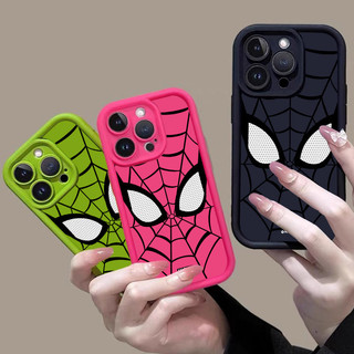 Ốp điện thoại mềm màu kẹo Macaron sang trọng cho OPPO A38 A18 A17 A16 A15 A15S F11 Pro F5 F7 F9 F1S A79 5G A73 5G A83 A37 A52 A92 A16K A16E A1K A76 A96 4G J329G Spider Man