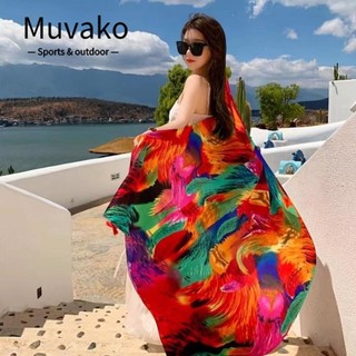 Khăn choàng Bikini, Khăn choàng dài băng đô thoáng khí, Khăn choàng đi biển thời trang 90x180cm Khăn Hijab chống nắng mùa hè