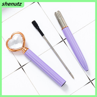 Gd Bút bi có thể tháo rời Hình tình yêu Pha lê Kim cương Văn phòng phẩm dành cho văn phòng Kinh doanh Trường học Sử dụng