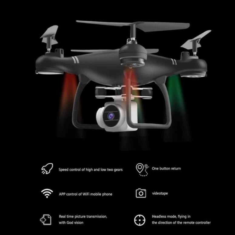 Máy bay điều khiển từ xa Flycam KY101 HJ14 có Camera 4K Wifi FPV trực tiếp tự cân bằng | BigBuy360 - bigbuy360.vn