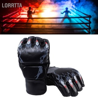 Lorrtta 1 Đôi Găng Tay Đấm Bốc Nửa Ngón Kickboxing Sparring Dành Cho Nam Nữ Người Lớn