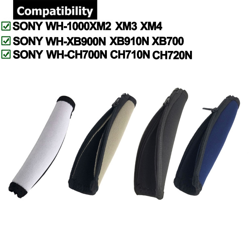 1 Chiếc Băng Đô Bảo Vệ Cho Sony WH-1000XM4 1000XM3 1000XM2 XB900N XB910N CH700N CH710N CH720N XB700 Tai Nghe Đầu Chùm Ban Nhạc Miếng Lót