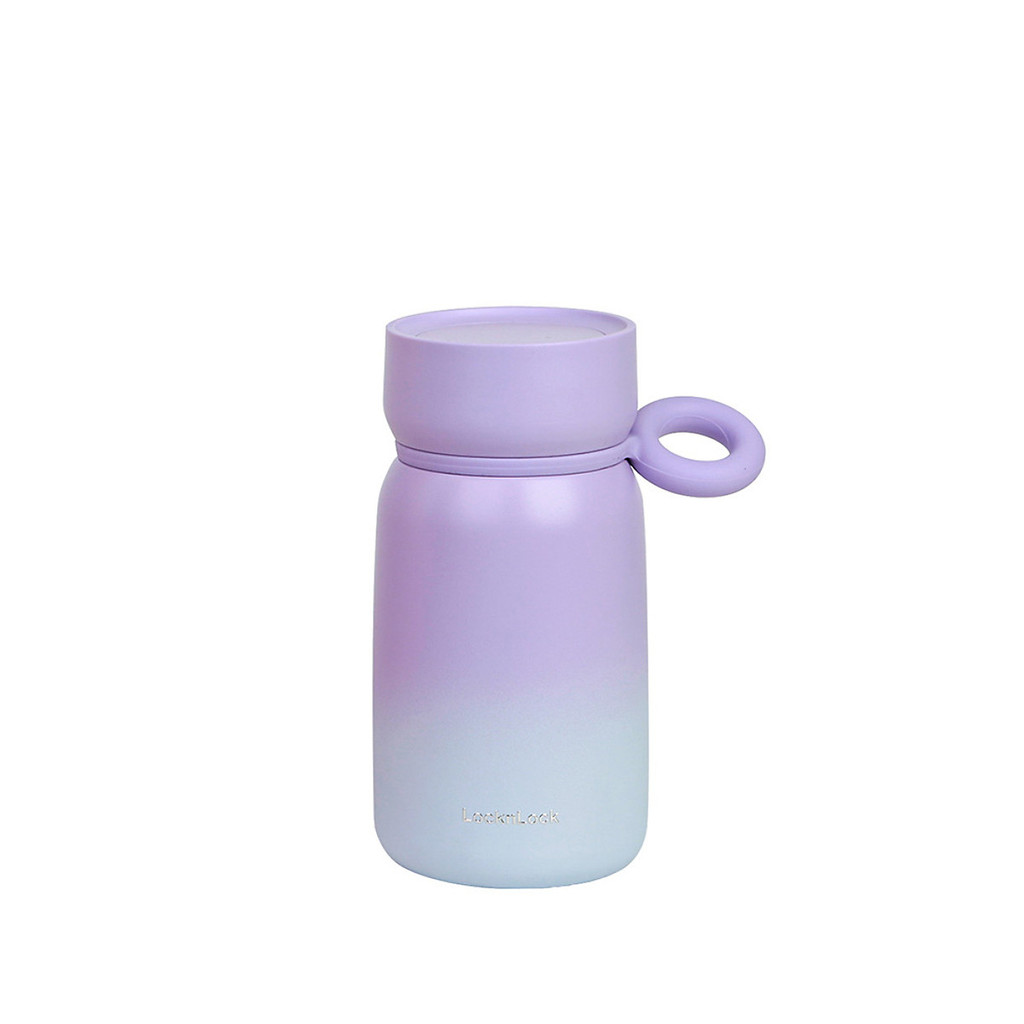 Bình giữ nhiệt Metro studio tumbler LocknLock  LHC4361VOL - Dung tích 350ml - Quai xách Silicone - Màu tím | BigBuy360 - bigbuy360.vn