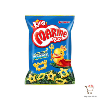  Combo 10 gói Bánh cá   Bim bim Marine Boy vị tảo biển Nori 56g gói 