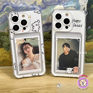 Chú chó nghịch ngợm cho IPhone 15 16 Pro Max Ốp điện thoại 11 12 13Mini 13Pro Max 14Plus XR XS Max 6 7 8 Plus SE2020 Thẻ Vỏ điện thoại Dây treo KB