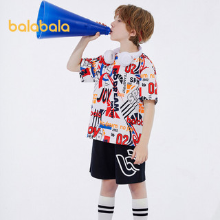 Áo Thun Tay Ngắn In Hình balabala Thời Trang Mùa Hè Cho Bé Trai