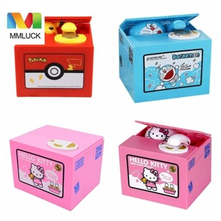 Hộp Đựng Tiền Tiết Kiệm Hình Pikachu / Hello Kitty Phát Nhạc Dễ Thương