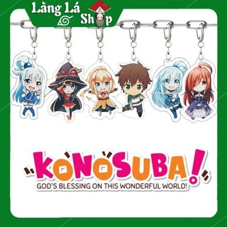 Móc khoá Mica anime Kono Subarashii Sekai ni Shukufuku wo! - Nhựa Cứng Acrylic In 2 mặt sắc nét ( ảnh thật )