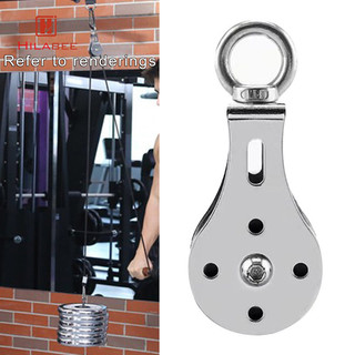 Hilabee dây nâng ròng rọc khối xoay thép không gỉ 304 thể dục bánh xe dây cần cẩu ròng rọc
