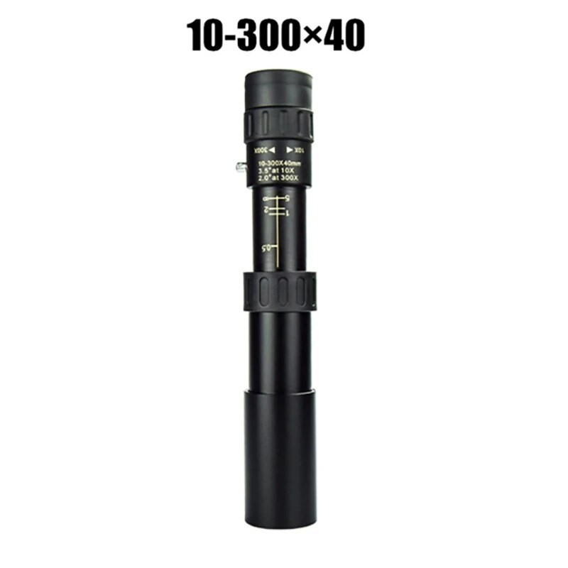 Kính thiên văn Zoom 10-300x40 HD Ống nhòm chắc chắn di động tầm xa Tầm nhìn ban đêm thấp một mắt chuyên nghiệp để săn bắn | BigBuy360 - bigbuy360.vn