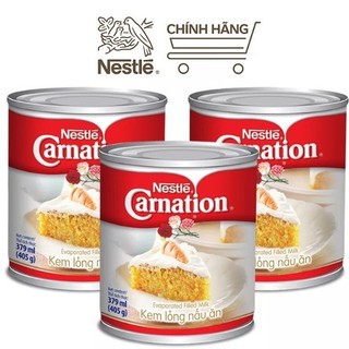Sữa Béo Carnation Nestle 405g (Kem lỏng nấu ăn ba bông)