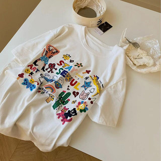 2024 Mới 100% Cotton Unisex Áo Thun Nữ Tay Ngắn Rời Plus Size 5XL Nữ Tee Baggy Nam Nữ Baggy Cổ Tròn Áo
