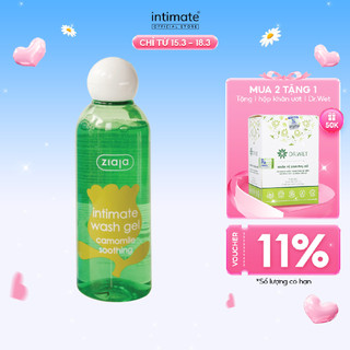 Dung Dịch Vệ Sinh Phụ Nữ Intimate Cúc La Mã ZIAJA Dịu Nhẹ Giúp Làm Sạch Và Khử Mùi Hôi 200ml