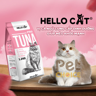 [Chính hãng] Thức ăn hạt cho mèo Hello Cat Tuna cho mèo túi 400g và 1,2kg cá ngừ dinh dưỡng