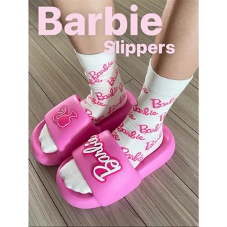  Miniso Premium Barbie Dép Phòng Tắm Nhẹ Chống Trơn Trượt Dép Đế Mềm Hộ Gia Đình Nữ Dép Barbie Đồng Thương Hiệu 
