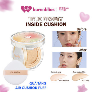 Cushion barenbliss True Beauty Inside Phấn Nước Hàn Quốc Kiềm Dầu Chống Nắng Che Khuyết Điểm 12g