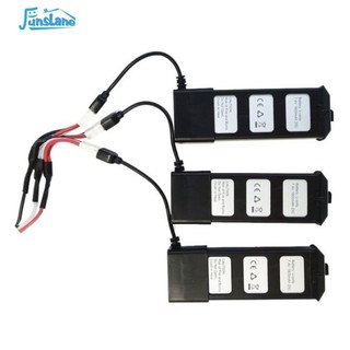 Bộ sạc cân bằng pin funslane bộ sạc cáp sạc 3 trong 1 cho mjx b5w f20 bugs 5w jjrc x5 rc quadcopter drone