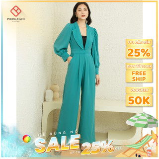 Jumpsuit cổ Sam tay bồng (Kèm Bra) SJ1136- Phong Cách SAIGON