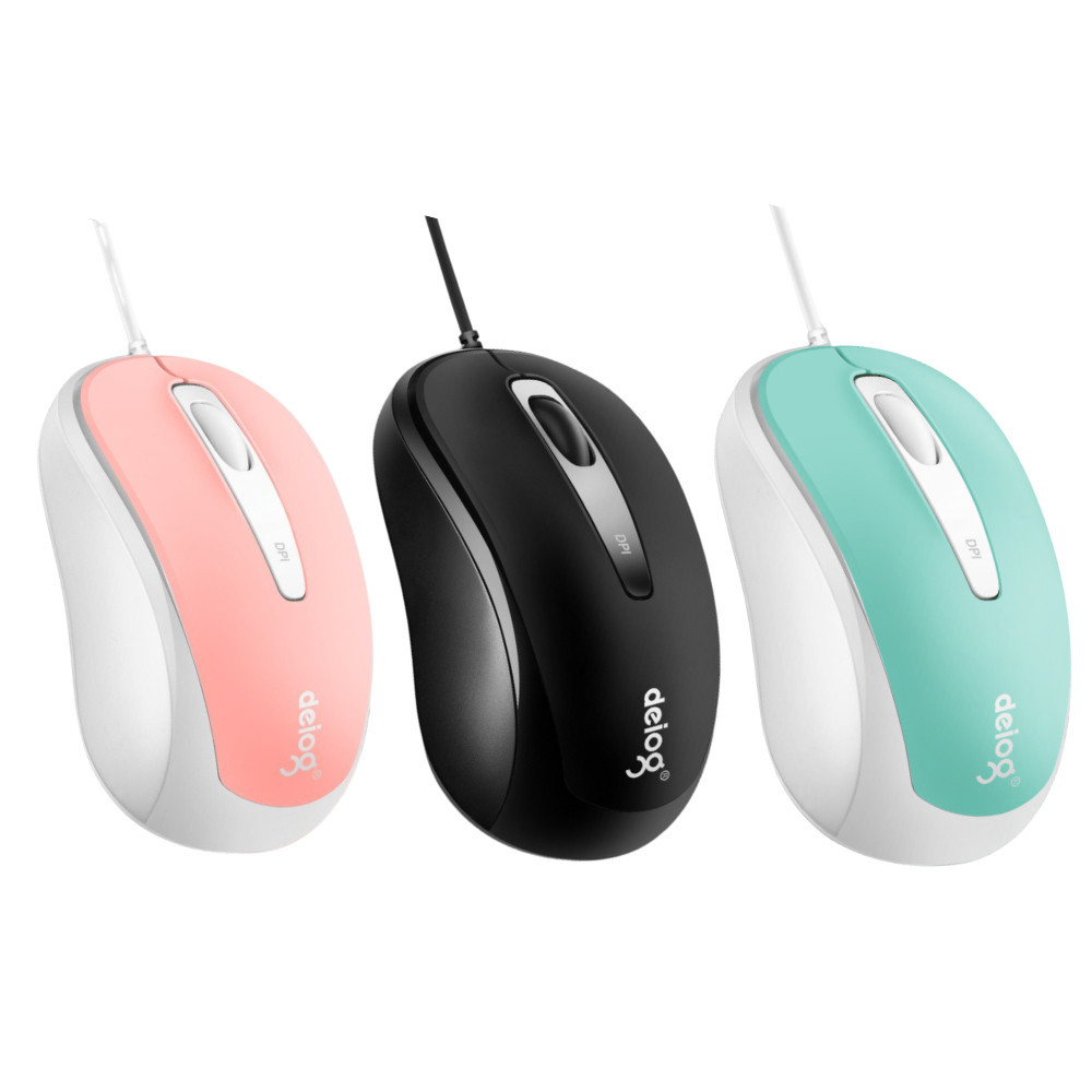 Chuột Máy Tính Có Dây Deiog DY-F2 Gaming Mouse  DPI 1200 Hỗ Trợ Game Thủ,Phù Hợp Laptop/Pc Công Thái Học Hàng Chính Hãng