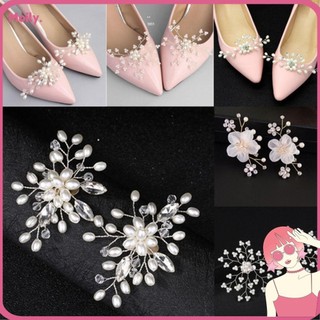Phụ Kiện Hình Hoa Trang Trí Giày Cho Cô Dâu