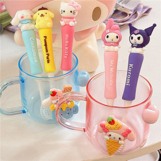 Bàn chải đánh răng Sanrio Bàn chải đánh răng thủ công hoạt hình dễ thương Bàn chải mềm cho trẻ em