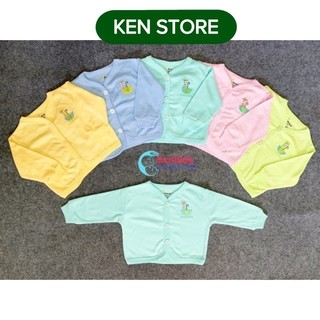 1 áo khoác giữ ấm màu, cotton tay dài cho bé ken store