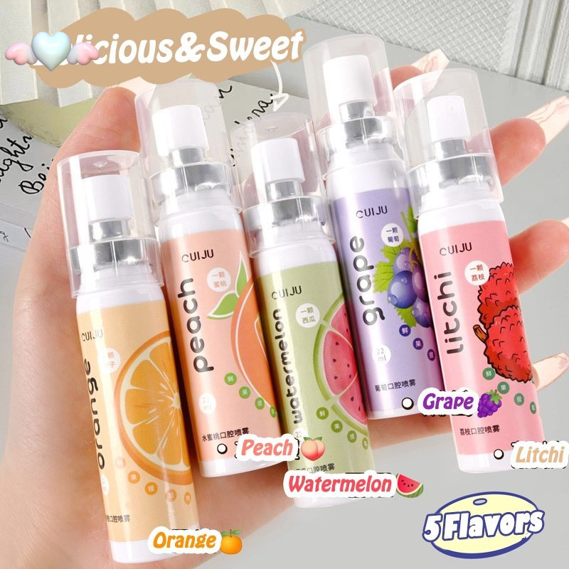 Xịt Thơm Miệng CUIJU Hoa Quả Thơm miệng sạch sẽ thơm tho MM