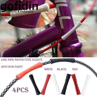 gofidin 4 Ống Cao Su Bọc Bảo Vệ Dây Phanh Xe Đạp Chống Trầy Xước Siêu Nhẹ Chất Lượng Cao