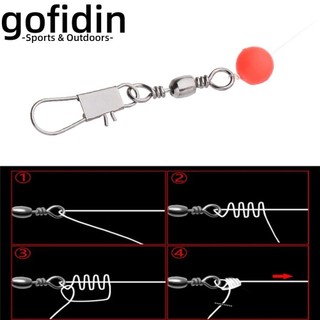 gofidin khóa thép không gỉ type B gắn cần câu cá tiện lợi