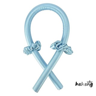 Không nhiệt uốn tóc con lăn tóc ruy băng lụa ngủ uốn que băng đô