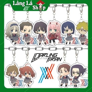 Móc khoá Mica anime Darling in the FranXX- Nhựa Cứng Acrylic In 2 mặt sắc nét ( ảnh thật )