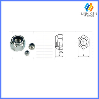 [Có sẵn] Ecu đai ốc hãm chống xoay (SL 10c)