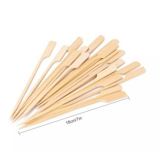 50 Cây Xiên Gỗ Lá Cờ 20cm