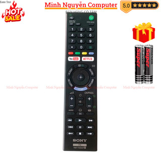 Remote điều khiển tivi sony mã 13 rmt-tx300p, điều khiển tv sony smart - tặng kèm pin - minh nguyễn computer