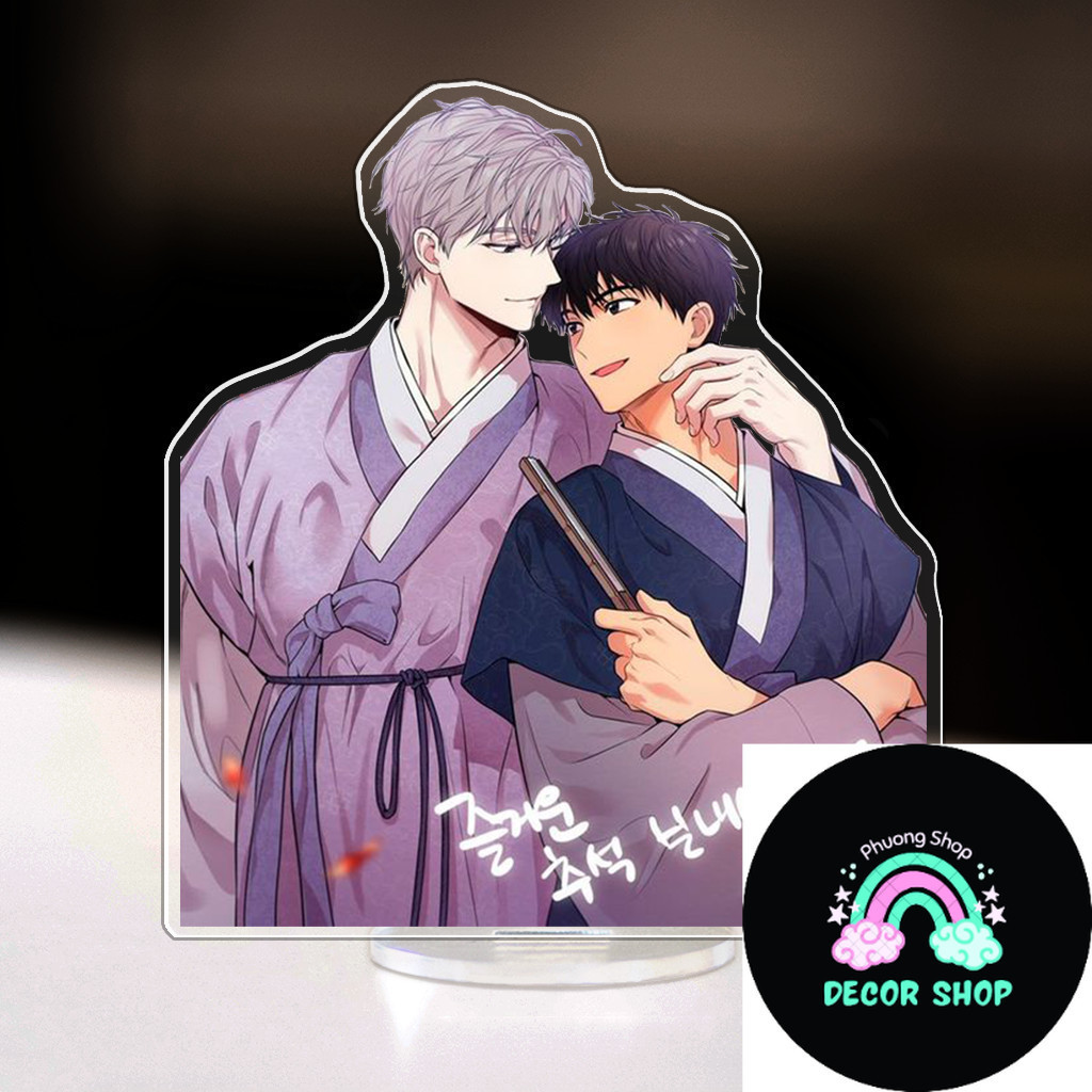 Móc khóa, mô hình standee, Tranh kính Passion Ilay Riegrow Jeong Taeui BL Manhwa Phụ Kiện