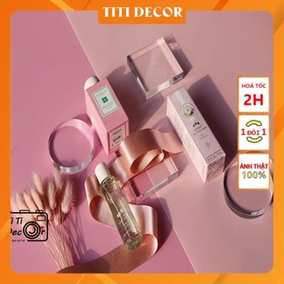 Trụ thủy tinh trang trí chụp ảnh, decor nhà cửa, cửa hàng