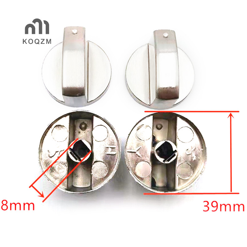 [Koqzm] Núm điều khiển bếp Gas bằng bạc đa năng 6mm Bộ điều hợp Công tắc lò nướng Khóa điều khiển bề mặt nấu ăn [mới]