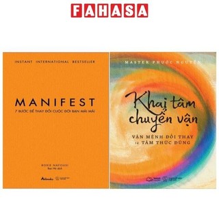 Combo sách manifest-7 bước để thay đổi cuộc đời bạn mãi mãi+khai tâm chuyển vận -vận mệnh đổi thay từ tâm thức đúng