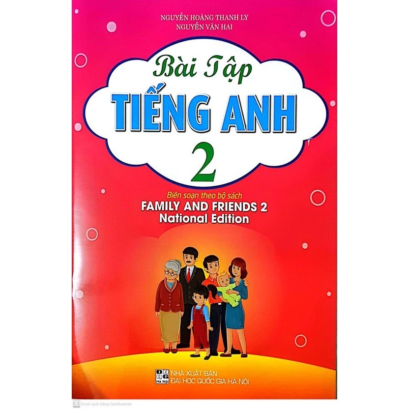 Sách - Bài Tập Tiếng Anh 2 (Biên Soạn Theo Bộ Sách Family And Friends 2 National Edition - 2022) HA-