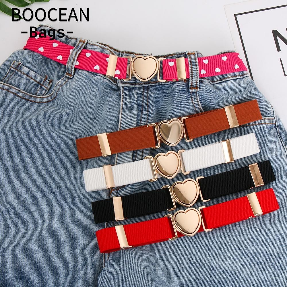 Thắt lưng thun BOOCEAN Váy co giãn trẻ em có thể điều chỉnh dành cho trẻ em