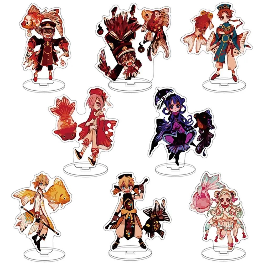 Mô hình Standee Jibaku Shounen Hanako Kun "Cậu" ma nhà xí Hanako Ạnime Phụ kiện trang trí để bàn góc