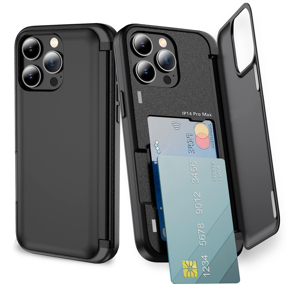 Chống sốc trường hợp điện thoại cứng với khe cắm thẻ IPhone 15 Pro Max 14 Pro Max 13 Pro Max 12 Pro Max